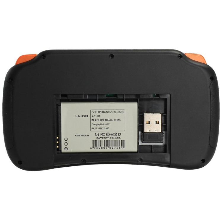 VIBOTON S1 Air Mouse 83-keys QWERTY 2.4GHz Mini Rechargeable Wireless Keyboard with Touchpad for PC, Pad, Android / Google TV Box, Xbox360, PS3, HTPC / IPTV, Support Auto Sleep and Auto Wake Mode(Black)