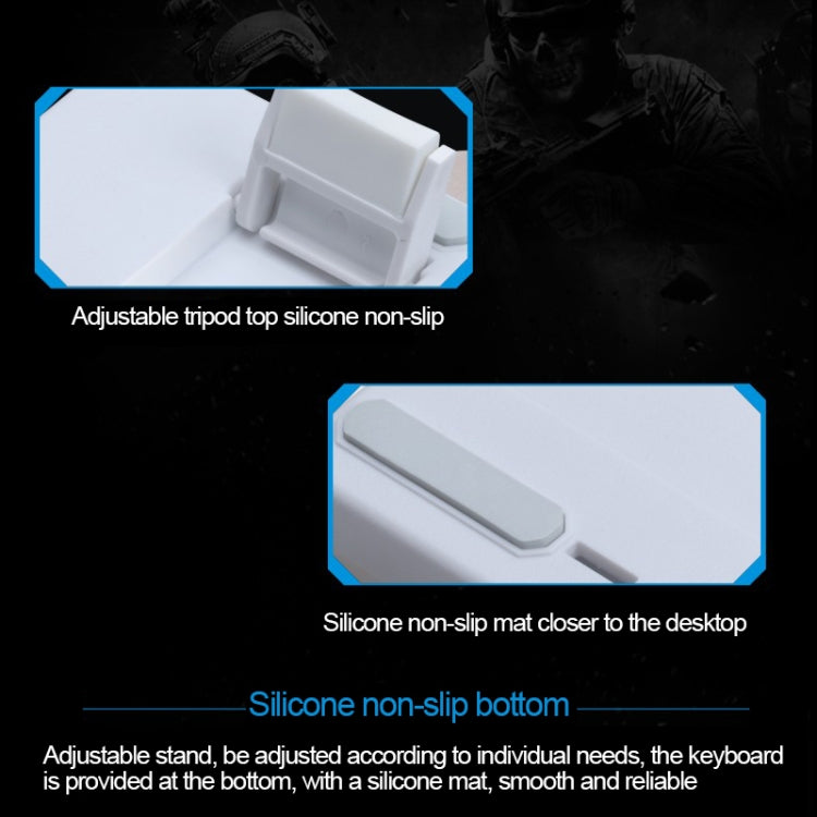 ZGB G300 104 Keys USB Wired Mechanical Feel Colorful Backlight Metal Brushed Suspension Office Computer Keyboard Gaming Keyboard(Gold)