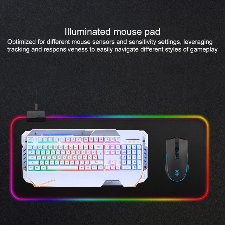 Computer Illuminated Mouse Pad Size: 900 x 400 x 4mm