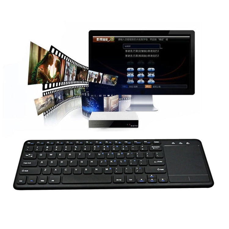 Ultrathin 78 Keys 2.4G Bluetooth Wireless Keyboard with Touchpad