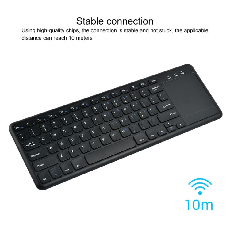 Ultrathin 78 Keys 2.4G Bluetooth Wireless Keyboard with Touchpad