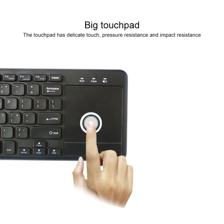 Ultrathin 78 Keys 2.4G Bluetooth Wireless Keyboard with Touchpad