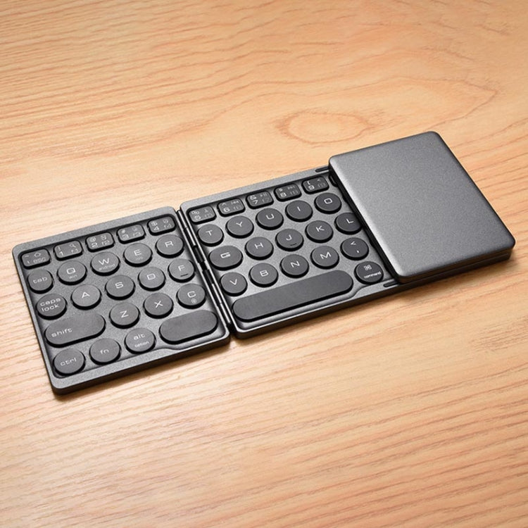 GK408 Rechargeable 3-Folding 67 Keys Bluetooth Wireless Keyboard with Touchpad