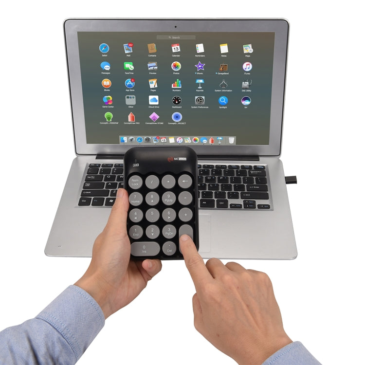 MCSaite MC-52AG USB-C / Type-C Universal Mini 18-keys Wireless Digital Keyboard (Black)