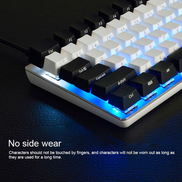 12 Keys Computer Mechanical Keyboard Translucent Keycap(Blue)