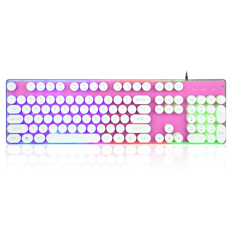 iMICE AK-700 Mechanical Feeling Retro Punk Backlit Esports Gaming Keyboard