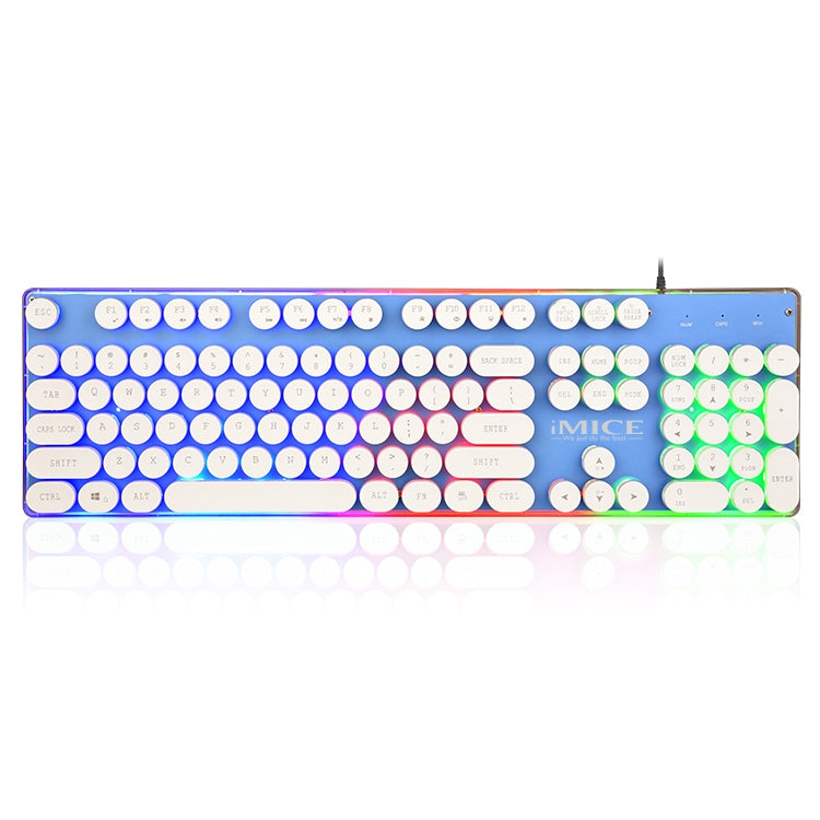 iMICE AK-700 Mechanical Feeling Retro Punk Backlit Esports Gaming Keyboard