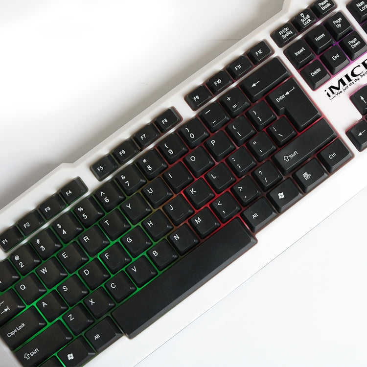 iMICE AN-300 Office Home Waterproof Dustproof Backlit Gaming Keyboard(Black)