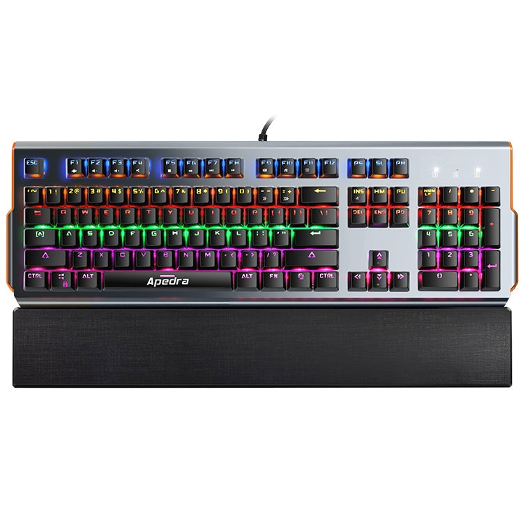 Apedra iMICE MK-X90 Colorful Backlit Wired Mechanical Blue Axis Keyboard with Bracket(Black)
