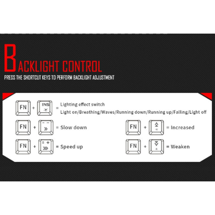 Apedra iMICE MK-X90 Colorful Backlit Wired Mechanical Blue Axis Keyboard with Bracket(Black)