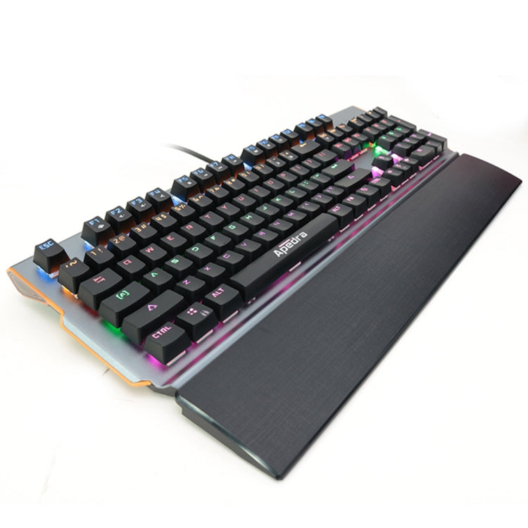 Apedra iMICE MK-X90 Colorful Backlit Wired Mechanical Blue Axis Keyboard with Bracket(Black)
