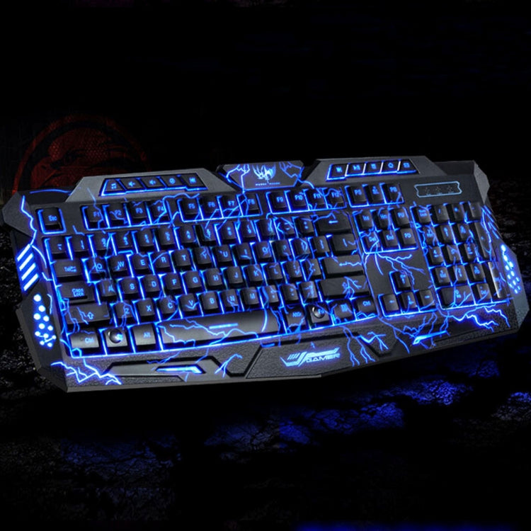 M200 Mechanical Feeling Backlight Burst Crack Game Keyboard