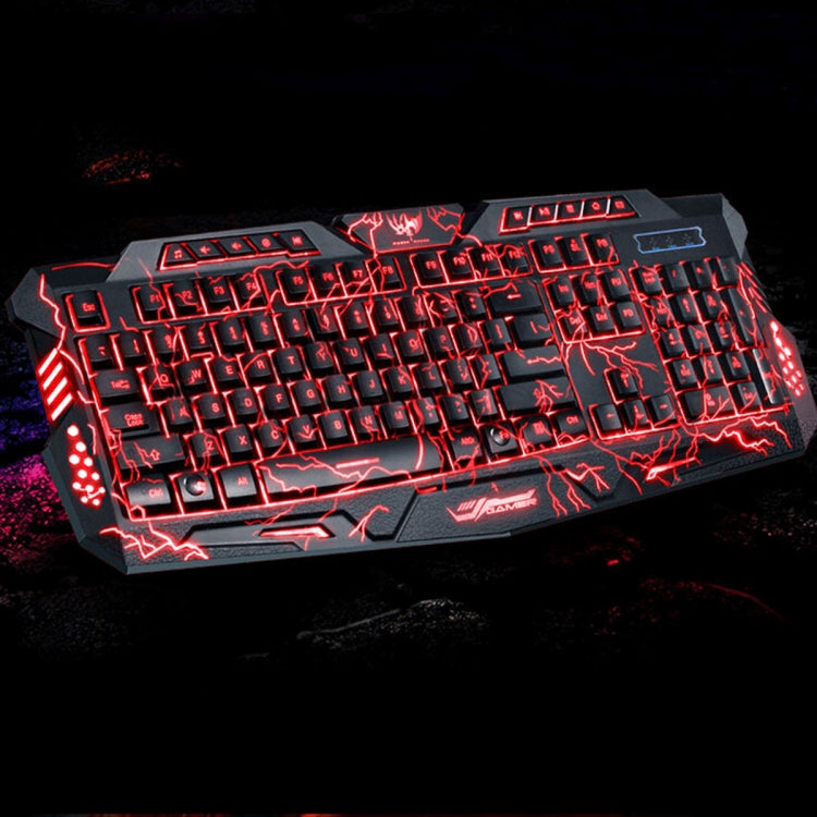 M200 Mechanical Feeling Backlight Burst Crack Game Keyboard