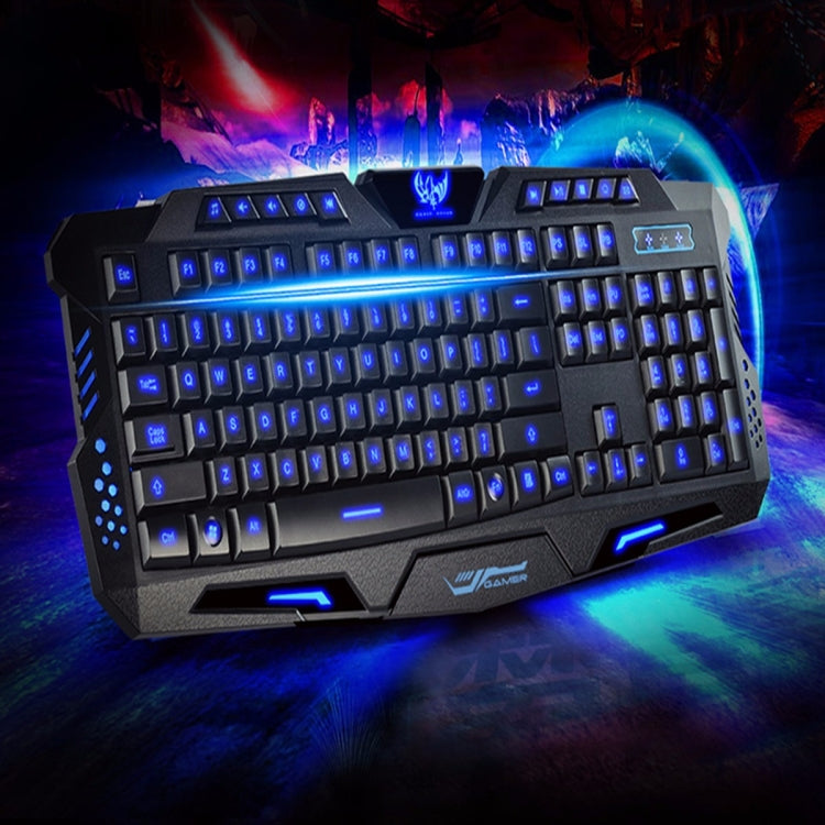 M200 Mechanical Feeling Three Color Glow Backlight Gaming Keyboard