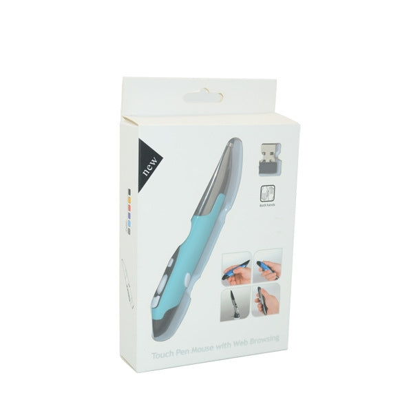 PR-03 2.4G USB Receiver Adjustable 1600 DPI Wireless Optical Pen Mouse for Computer PC Laptop Drawing Teaching