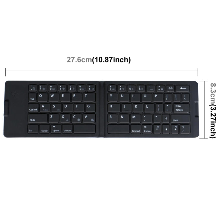 KB201 Bluetooth 66 Keys Silicone Foldable Keyboard