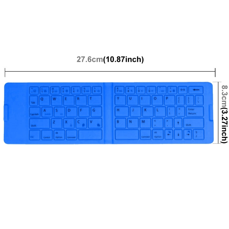 KB201 Bluetooth 66 Keys Silicone Foldable Keyboard