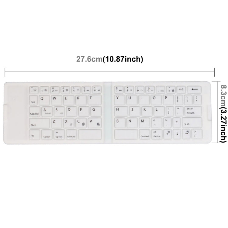 KB201 Bluetooth 66 Keys Silicone Foldable Keyboard