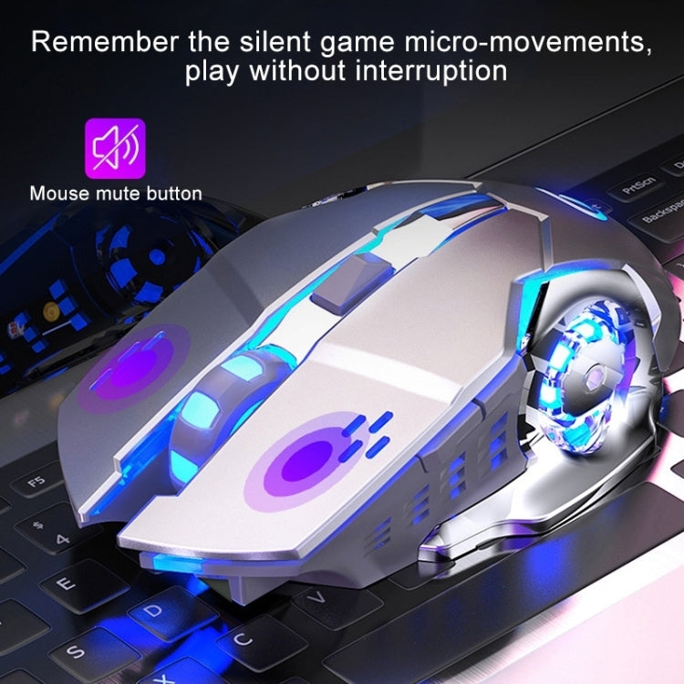 YINDIAO A4 2.4GHz 1600DPI 3-modes Adjustable Rechargeable Wireless Silent Gaming Mouse