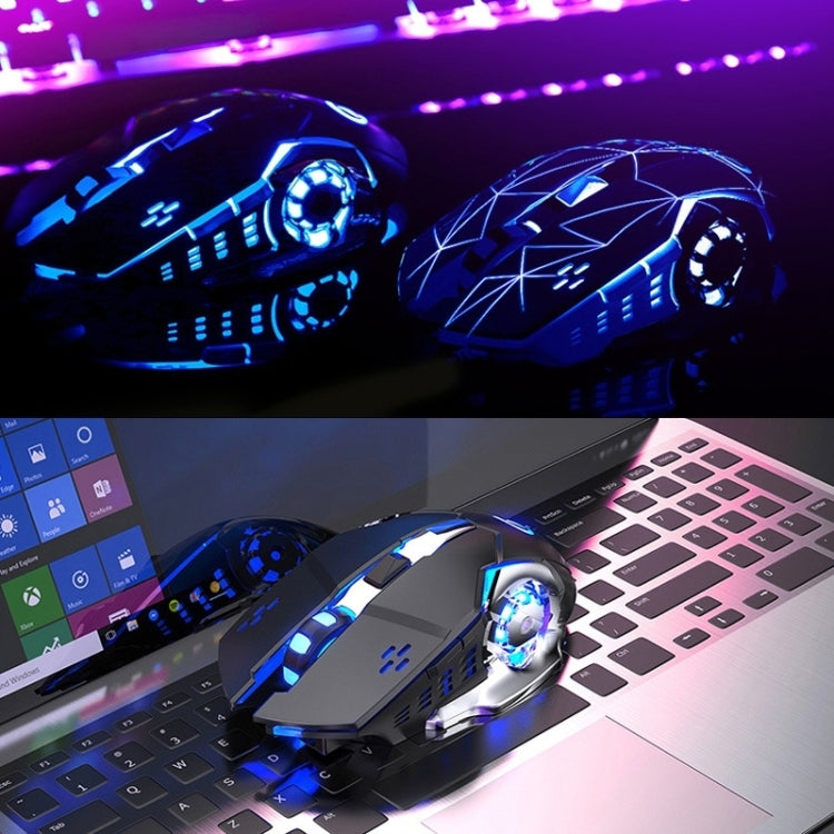 YINDIAO A4 2.4GHz 1600DPI 3-modes Adjustable Rechargeable Wireless Silent Gaming Mouse