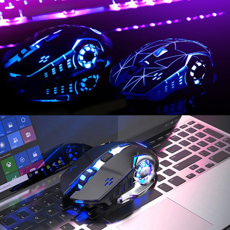 YINDIAO A4 2.4GHz 1600DPI 3-modes Adjustable Rechargeable Wireless Silent Gaming Mouse