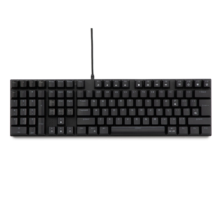 SN-2305 Left-handed Green Shaft Mechanical Wired Keyboard without Hand Rest, Plug-in Switch