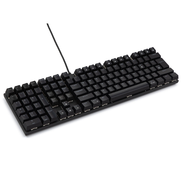 SN-2305 Left-handed Green Shaft Mechanical Wired Keyboard without Hand Rest, Fixed Switch