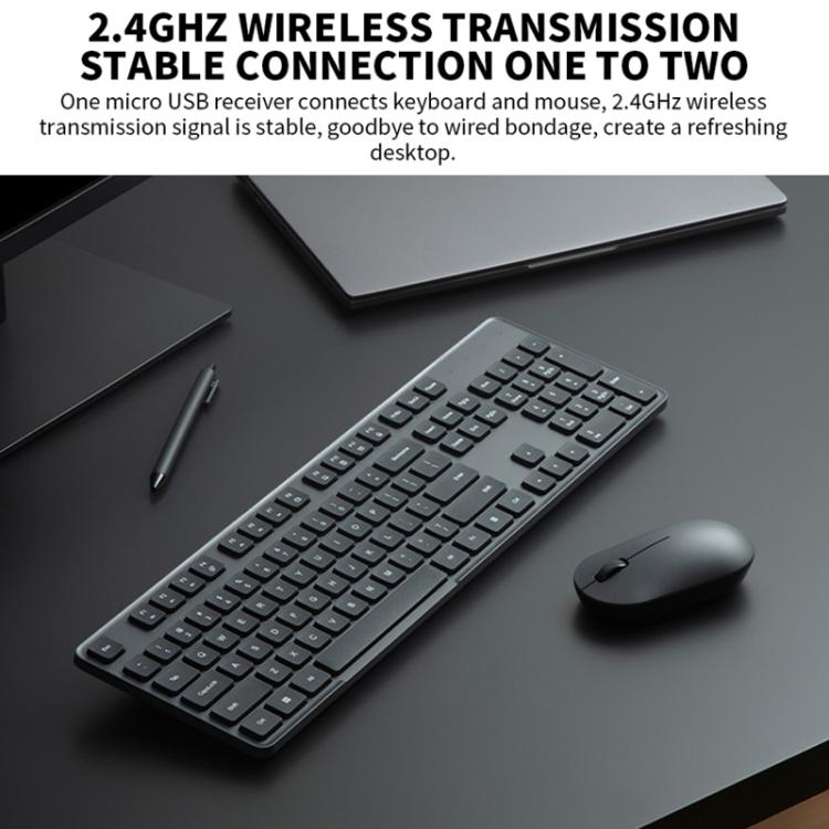 Original Xiaomi 2.4GHz Wireless Keyboard + Mouse Set 2 for Notebook Desktop Laptop