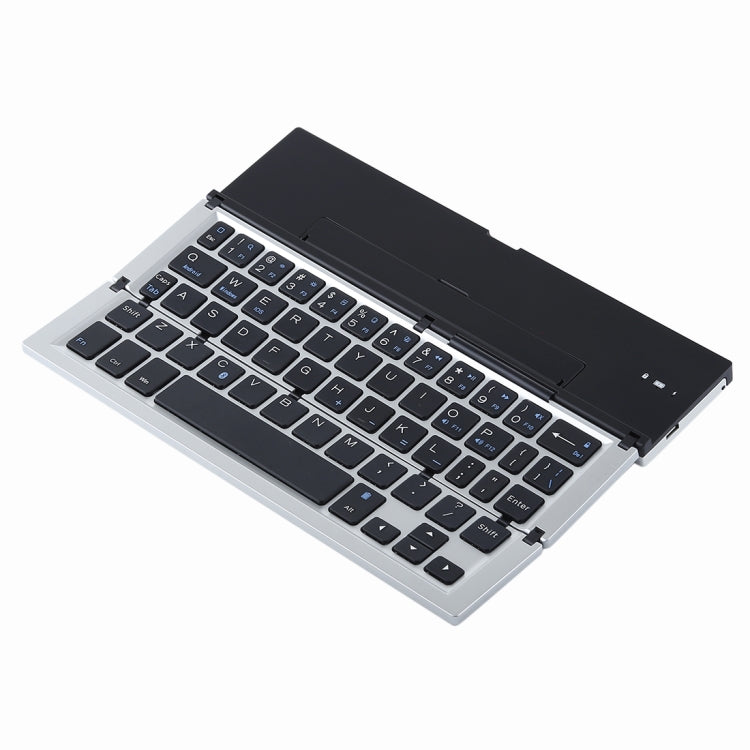 GK608 Ultra-thin Foldable Bluetooth V3.0 Keyboard, Built-in Holder, Support Android / iOS / Windows System