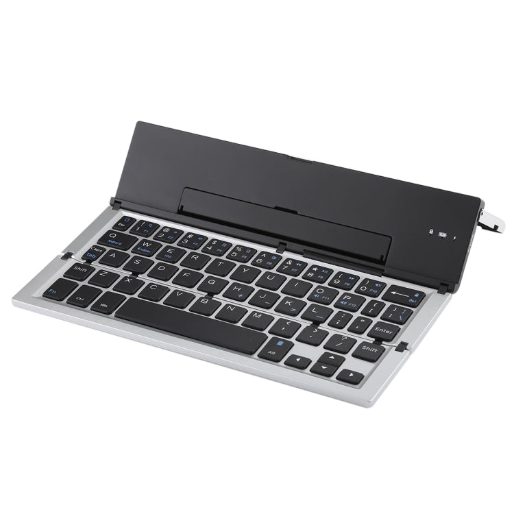 GK608 Ultra-thin Foldable Bluetooth V3.0 Keyboard, Built-in Holder, Support Android / iOS / Windows System