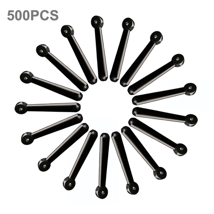 500 PCS Bowling String Soft Plastic Bobbers Fishing Float Seat, Size: S
