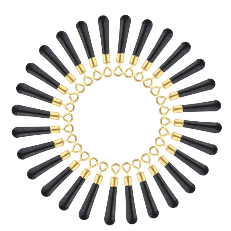 200 PCS Ring Copper Head Rotating Fishing Float Seat, Size: M