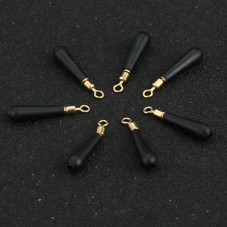 200 PCS Ring Copper Head Rotating Fishing Float Seat, Size: M