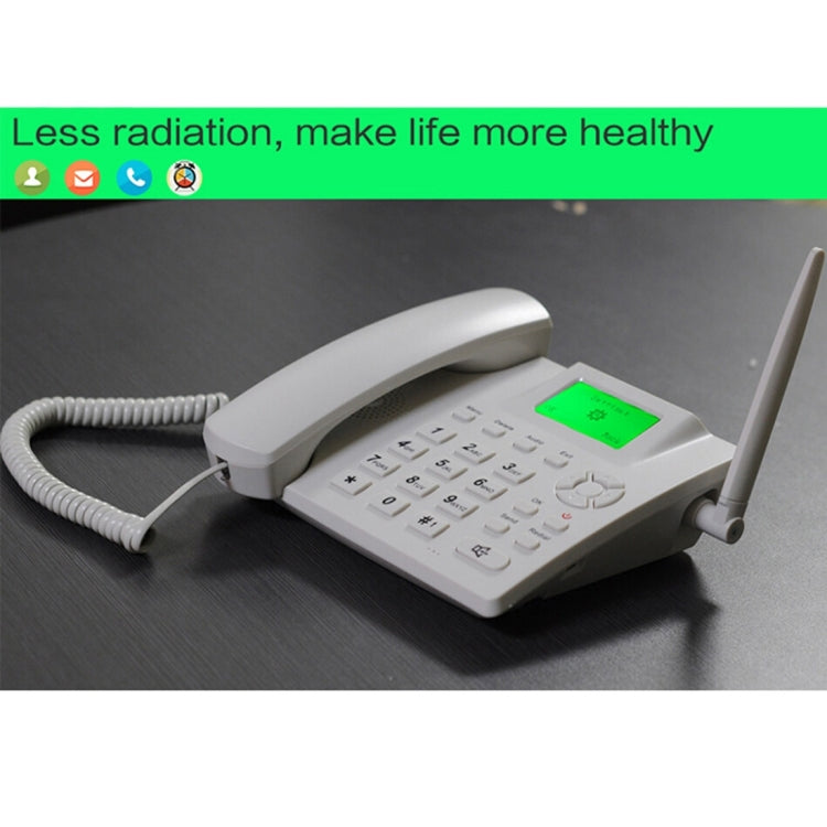 CP-M938 2.4 inch LCD Screen Wireless GSM Desk Phone with Rechargeable Battery, Support Caller ID/  Redial, Quad Band: GSM 850/900/1800/1900MHz(White)