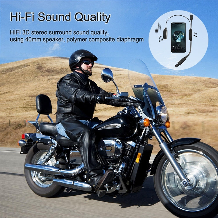 EJEAS E300 Bluetooth V4.2 Helmet Headset for Motorcycle Driving