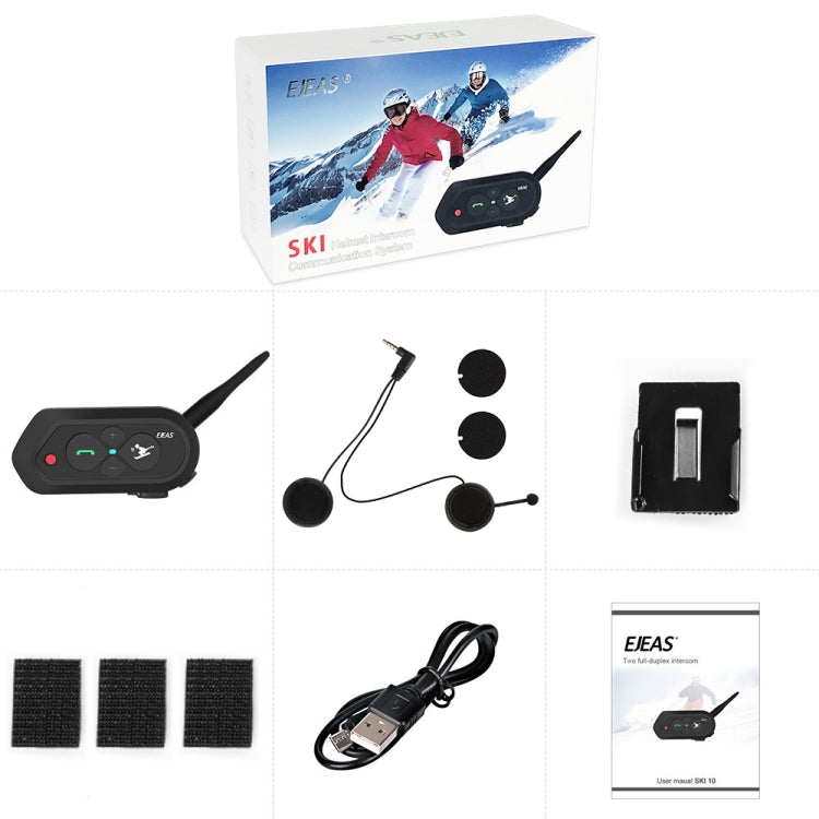 EJEAS SKI10 Bluetooth V3.0 Helmet Headset for Skiing