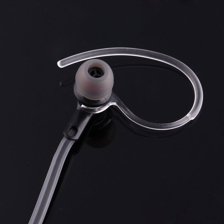 Perfume Ear Hanging Headset with Clip for Walkie Talkies, 3.5mm + 2.5mm Plug