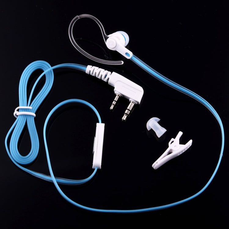 Perfume Ear Hanging Headset with Clip for Walkie Talkies, 3.5mm + 2.5mm Plug