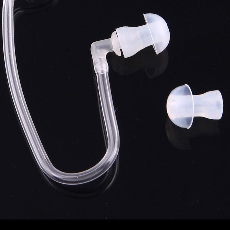 Perfume Ear Hanging Headset with Clip for Walkie Talkies, 3.5mm + 2.5mm Plug
