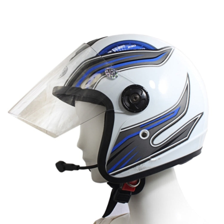 V1-1 Motorcycle Helmet Mono Bluetooth Headset, Supports Answer / Hang Up calls, Distance: 10m Max