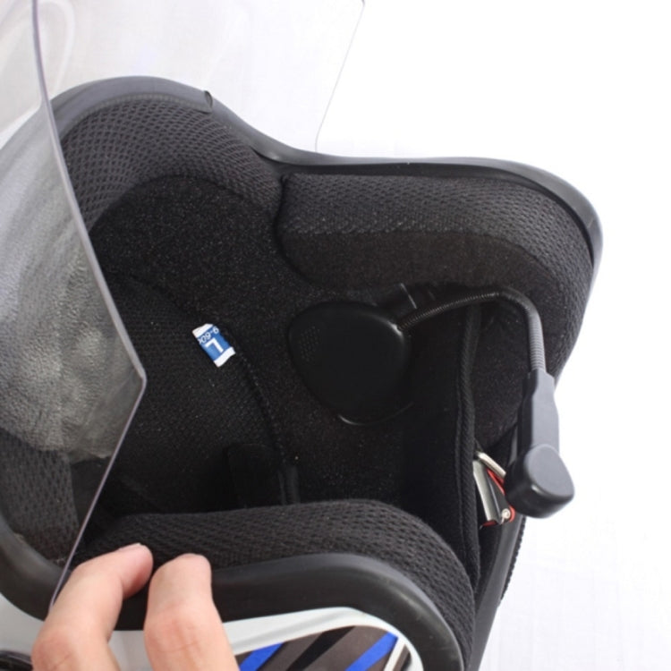 V1-1 Motorcycle Helmet Mono Bluetooth Headset, Supports Answer / Hang Up calls, Distance: 10m Max
