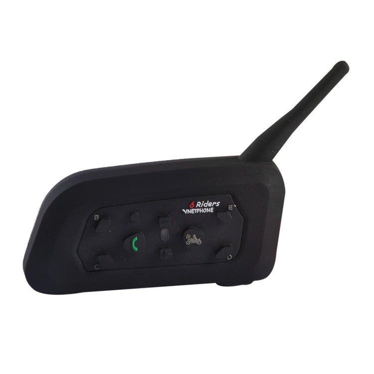 2 PCS V6C 1200m Life Waterproof Wind-resistant Bluetooth Interphone Referee Headsets with Sport Armband Case, Max Support: Six Users
