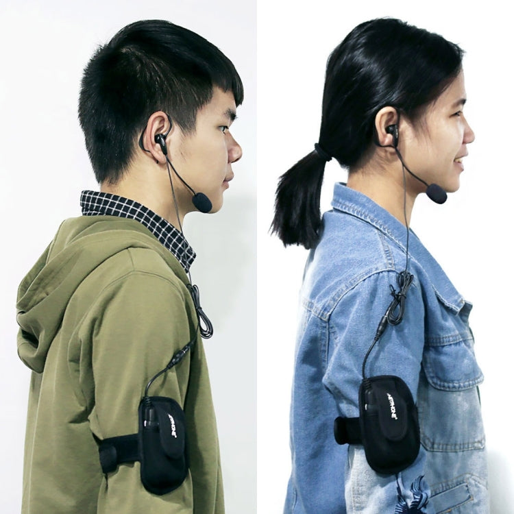 2 PCS V6C 1200m Life Waterproof Wind-resistant Bluetooth Interphone Referee Headsets with Sport Armband Case, Max Support: Six Users