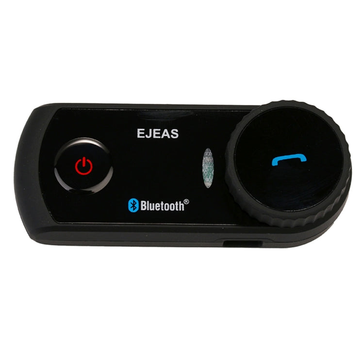 EJEAS E2-1200 1200m IP65 Waterproof 4 Users Connection Riders Bluetooth Multi-Interphone Headsets for Motorcycle Helmet(Black)