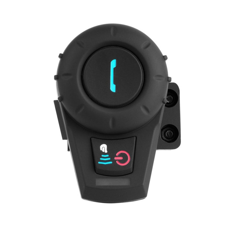 FDC-VB Single Bluetooth Interphone Headsets for Motorcycle Helmet,  Intercom Distance up to 500m(Black)