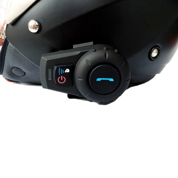 FDC-VB Single Bluetooth Interphone Headsets for Motorcycle Helmet,  Intercom Distance up to 500m(Black)