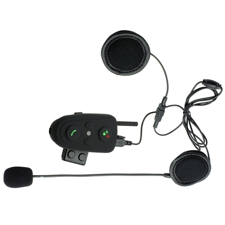 M528 Single Bluetooth Interphone Headsets for Motorcycle Helmet,  Intercom Distance up to 100m(Black)