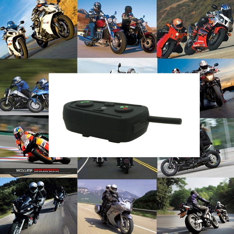 M528 Single Bluetooth Interphone Headsets for Motorcycle Helmet,  Intercom Distance up to 100m(Black)