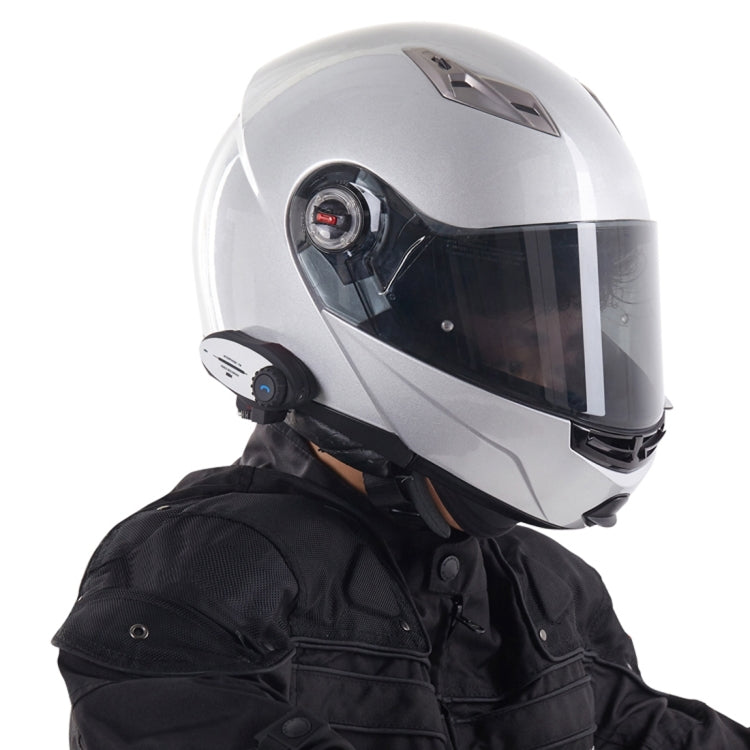 Climder GXV Single Bluetooth Interphone Headsets with 720P Video Recorder Function for Motorcycle Helmet,  Intercom Distance up to 500m