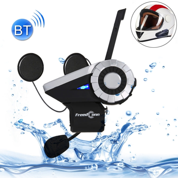 T-REX Single Bluetooth Interphone Headsets for Motorcycle Helmet,  Intercom Distance up to 1500m